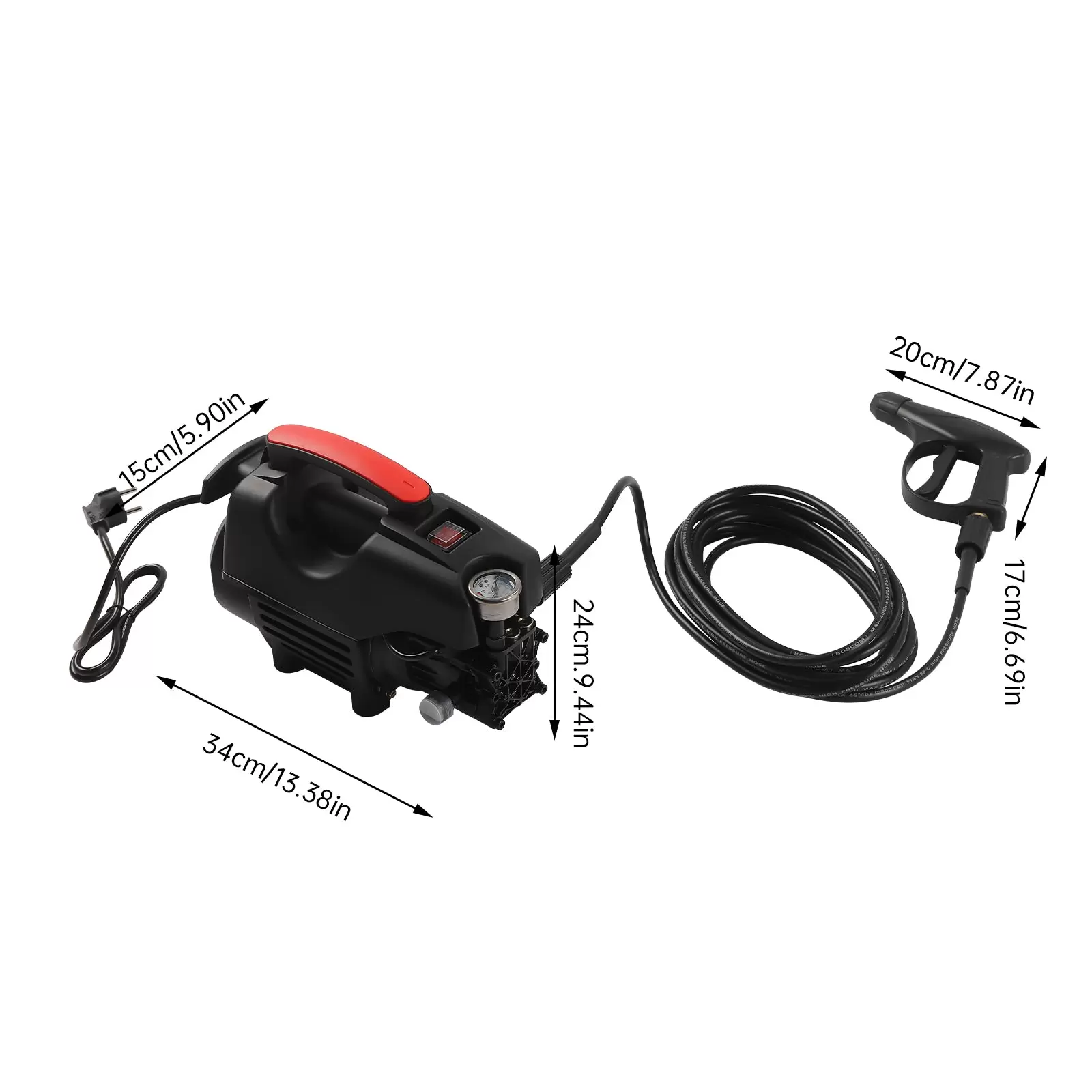 Elektrischer Hochdruckreiniger Mit Spritzpistole Garten Hochdruckreiniger Kit Multifunktionaler