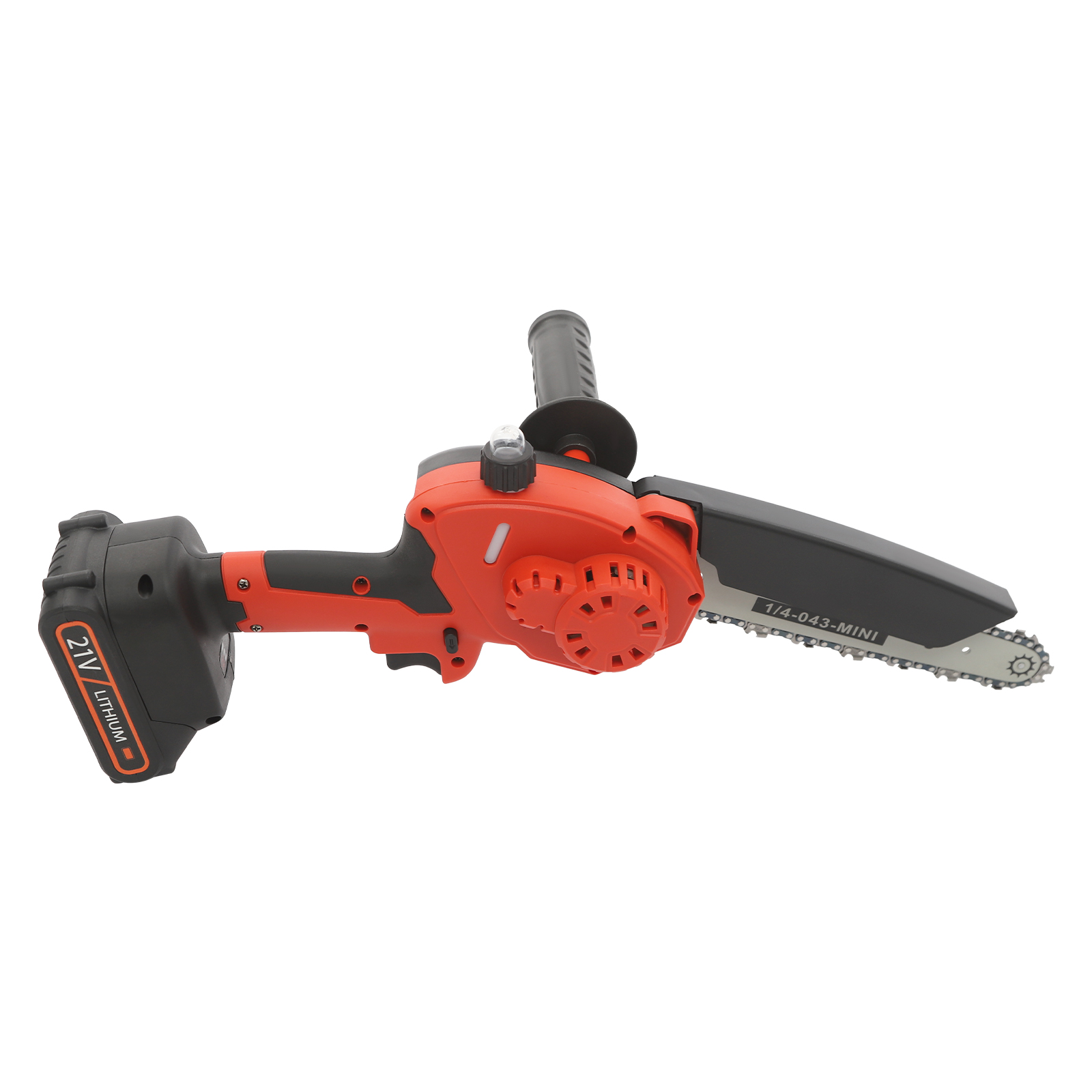 8-inch Electric Chainsaw, Cordless Mini Chainsaw for Forest Harvesting, Wood Cutting, Small Branch Pruning