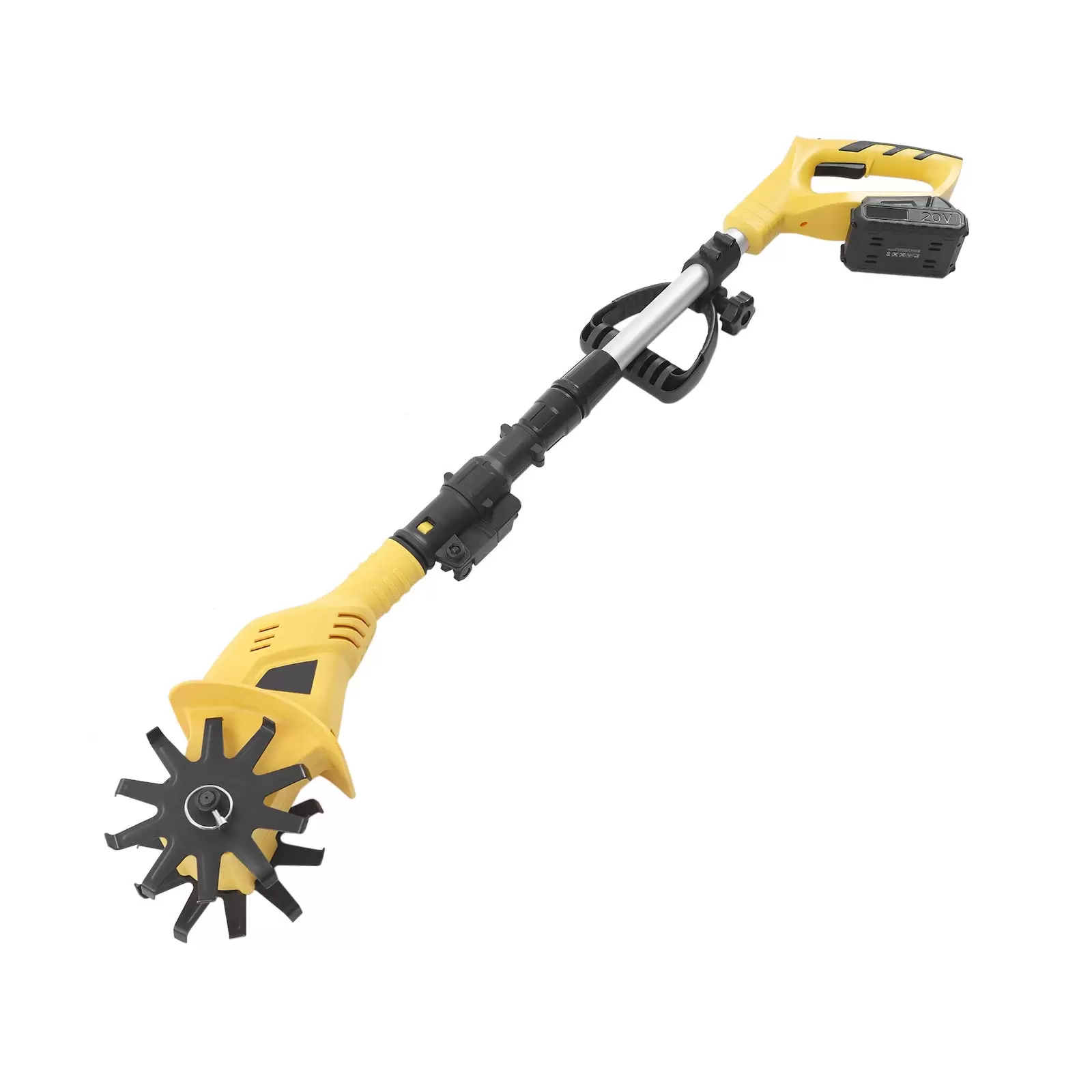 Akku Bodenhacke - Kabellose Motorhacke mit Lithium Batterie 20V Arbeitstiefe: 17 cm Arbeitsbreite: 10cm Elektromotorhacke (Gelb) Akku Bodenhacke - Kabellose Motorhacke mit Lithium Batterie 20V Arbeitstiefe: 17 cm Arbeitsbreite: 10cm Elektromotorhacke (Gelb)