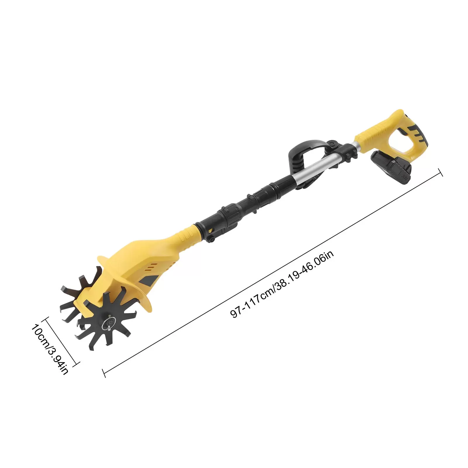 Akku Bodenhacke - Kabellose Motorhacke mit Lithium Batterie 20V Arbeitstiefe: 17 cm Arbeitsbreite: 10cm Elektromotorhacke (Gelb) Akku Bodenhacke - Kabellose Motorhacke mit Lithium Batterie 20V Arbeitstiefe: 17 cm Arbeitsbreite: 10cm Elektromotorhacke (Gelb)