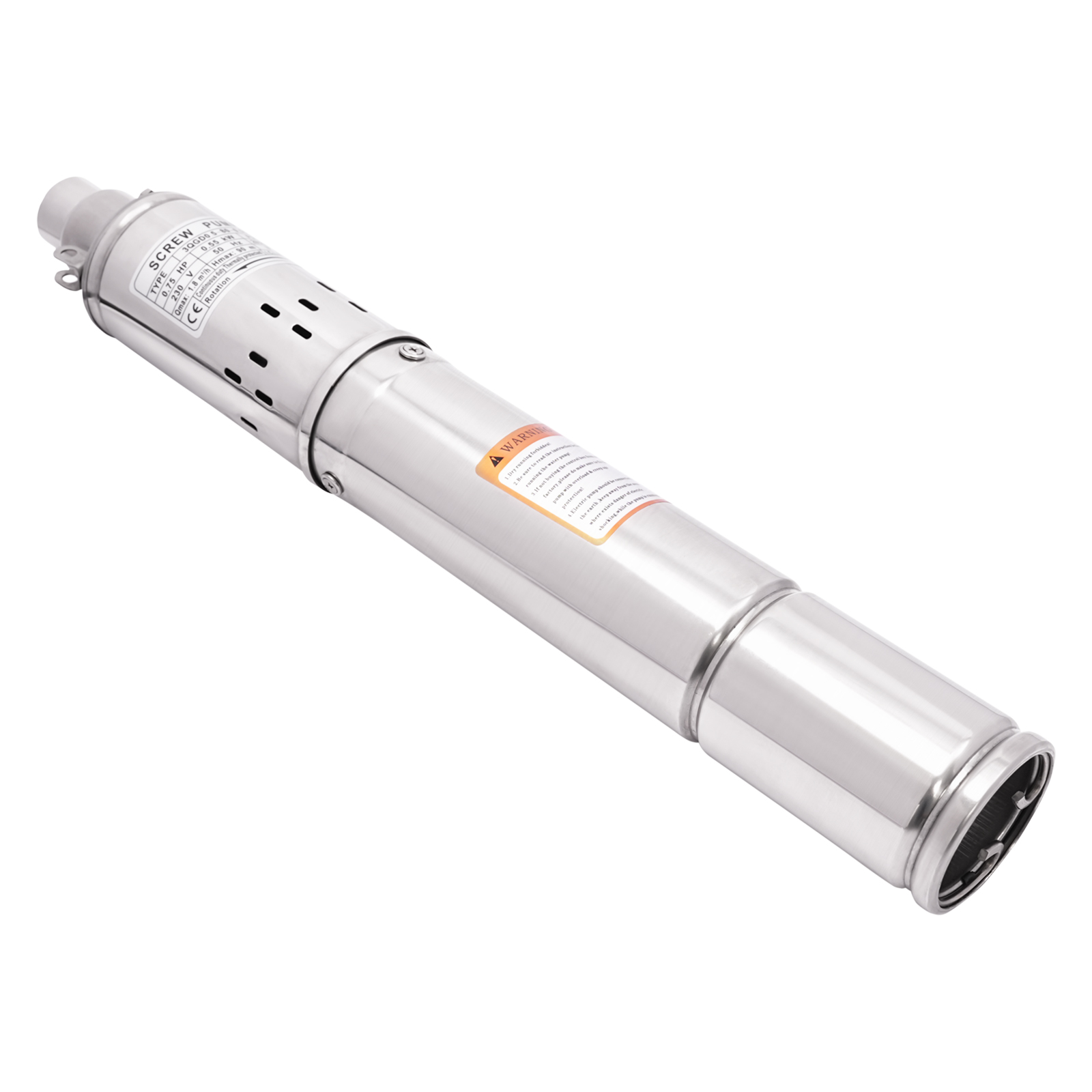 Pompe à Eau Solaire DC 24V 320W Submersible Acier Inoxydable - Pompe Puits Profond 4500 Tr/min Débit 3m³/h