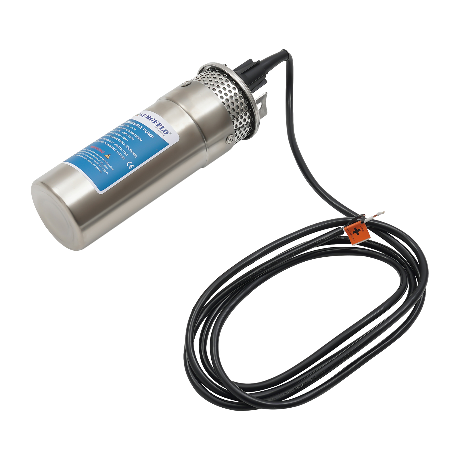 12-V-DC-Tiefbrunnenpumpe, Tauchpumpe, Wasserpumpe