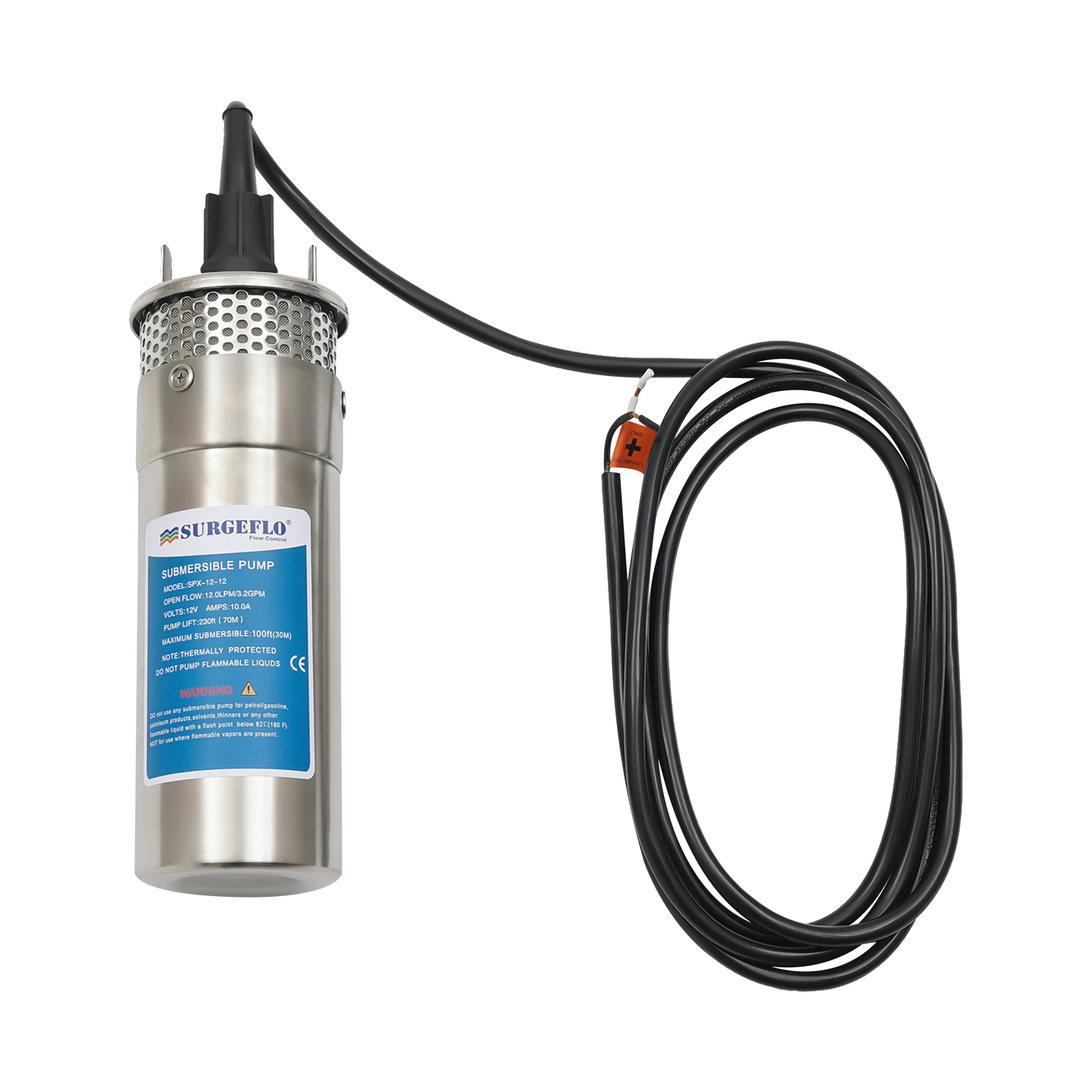 12-V-DC-Tiefbrunnenpumpe, Tauchpumpe, Wasserpumpe