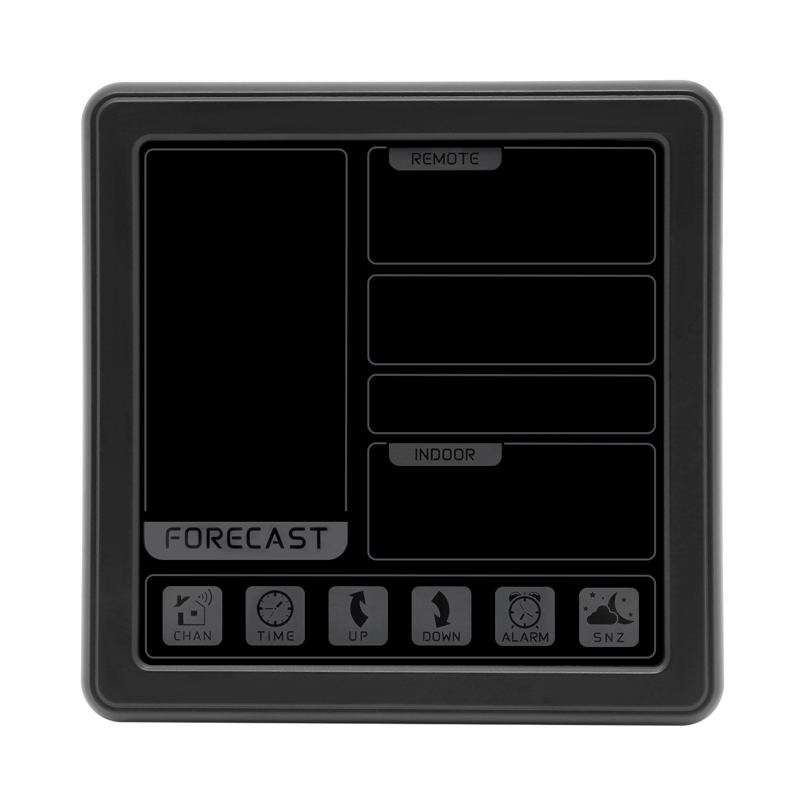 Wetterstation Thermometer Kabelloser Temperatur- und Feuchtigkeitsmonitor mit batteriebetriebenem Sensor Wetterstation Thermometer Kabelloser Temperatur- und Feuchtigkeitsmonitor mit batteriebetriebenem Sensor