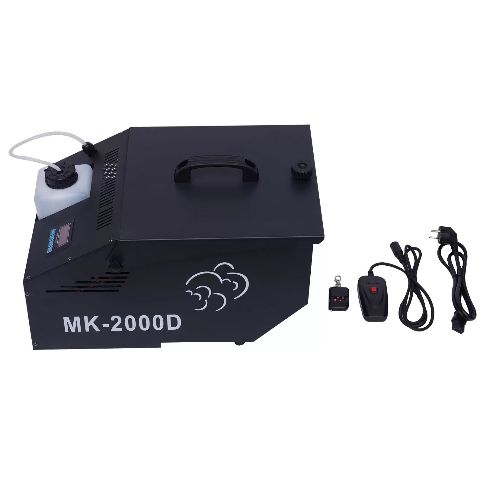 1200W Nebelmaschinen Flüssigkeit für Dichtem Nebel DMX-Nebelmaschine mit Fernbedienung DJ Mister Kool II Bodennebelmaschine