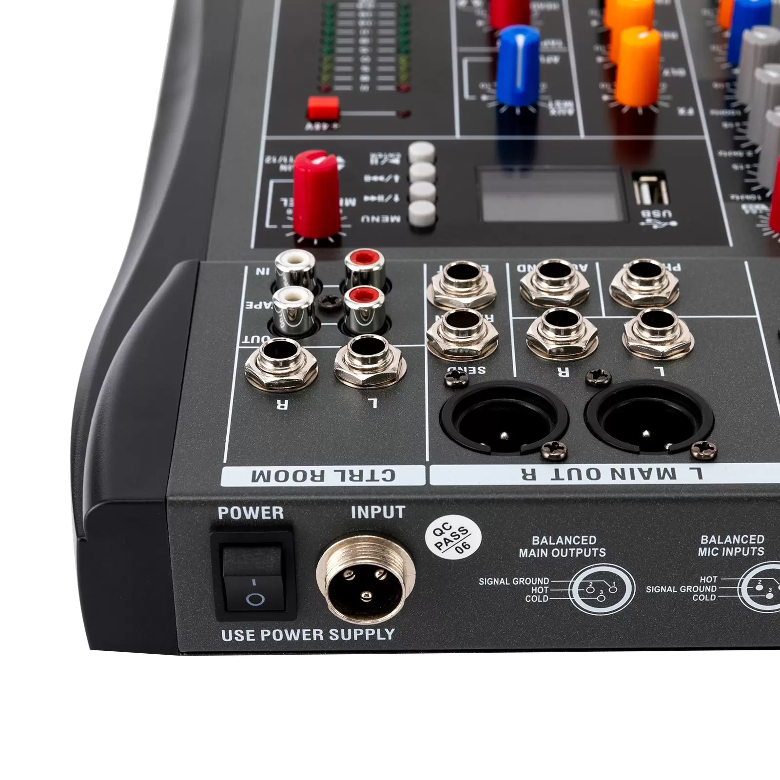 12 Live Audio bluetooth Audio Mixer DJ Sound Controller für Computer Recording 12-Kanal Studio Audio Mixer mit XLR Mikrofon Sockel