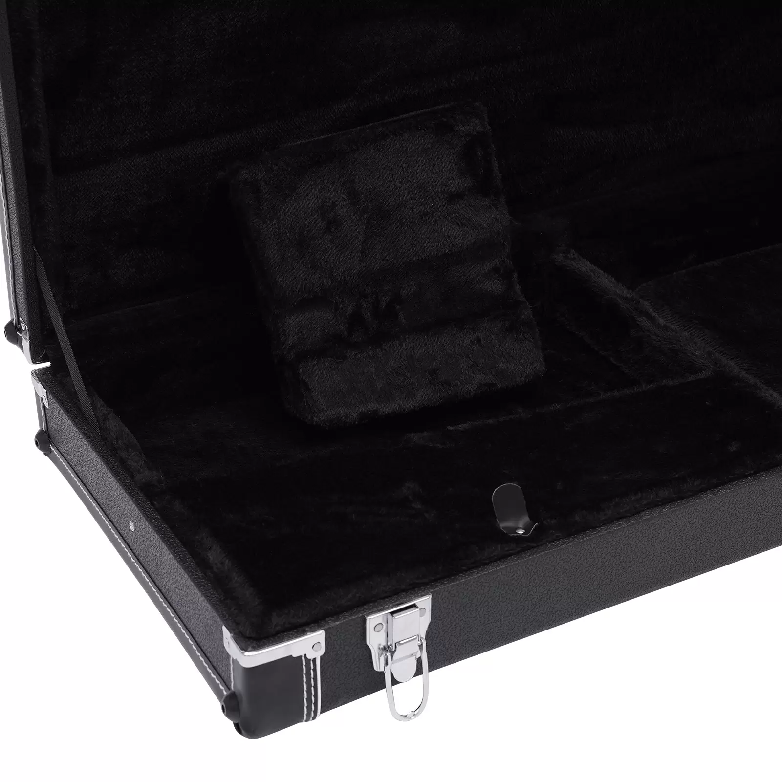 Hartschalenkoffer für E-Gitarre, Rechteckige Holz-Hartschalentasche für ST TL Style mit Verriegelungspolsterung (Schwarz) Hartschalenkoffer für E-Gitarre, Rechteckige Holz-Hartschalentasche für ST TL Style mit Verriegelungspolsterung (Schwarz)