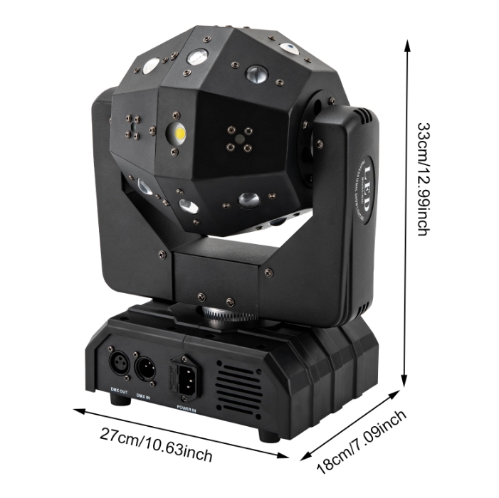 120 W,16LED-Rotationsblitz,3in 1, RGBW DMX 120 W,16LED-Rotationsblitz,3in 1, RGBW DMX