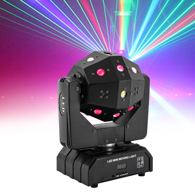 120 W,16LED-Rotationsblitz,3in 1, RGBW DMX
