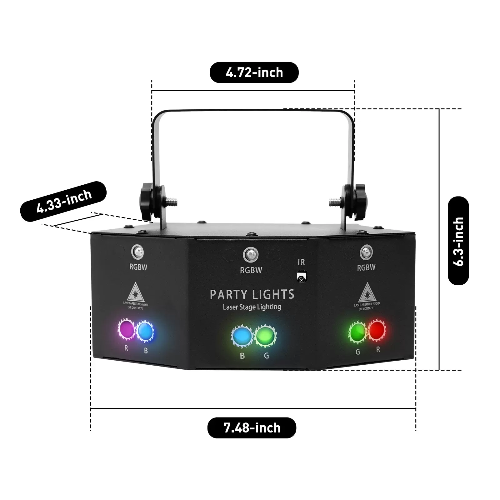 9-Eyes Laser LED RGB Licht DJ Projektor Disco Bühnenbeleuchtung Lichteffekt DMX Effektstrahler Geschenk 9-Eyes Laser LED RGB Licht DJ Projektor Disco Bühnenbeleuchtung Lichteffekt DMX Effektstrahler Geschenk