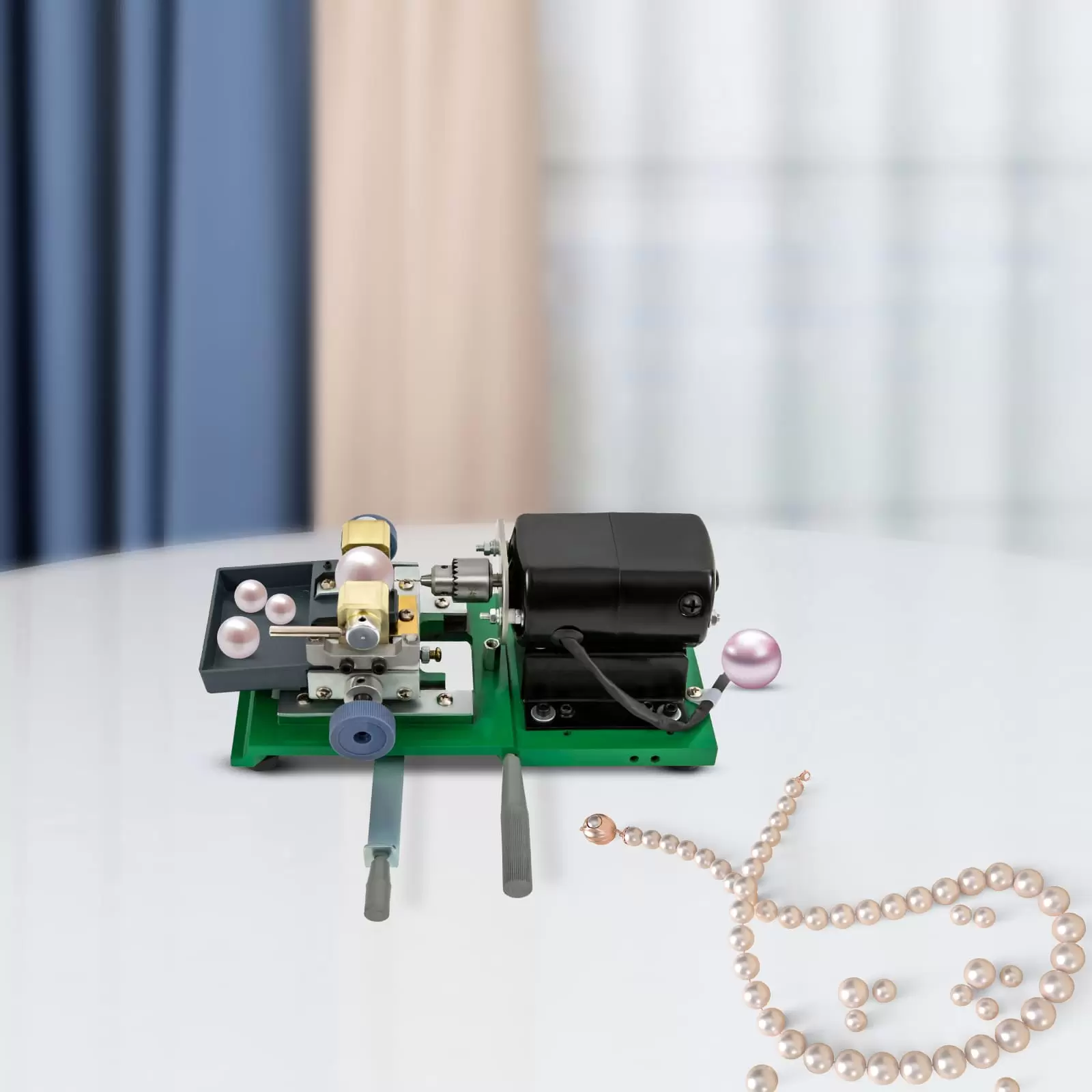 220V Full Set Schmuck Jade  bohren Bohrmaschine Bohrer Werkzeuge (Grün)