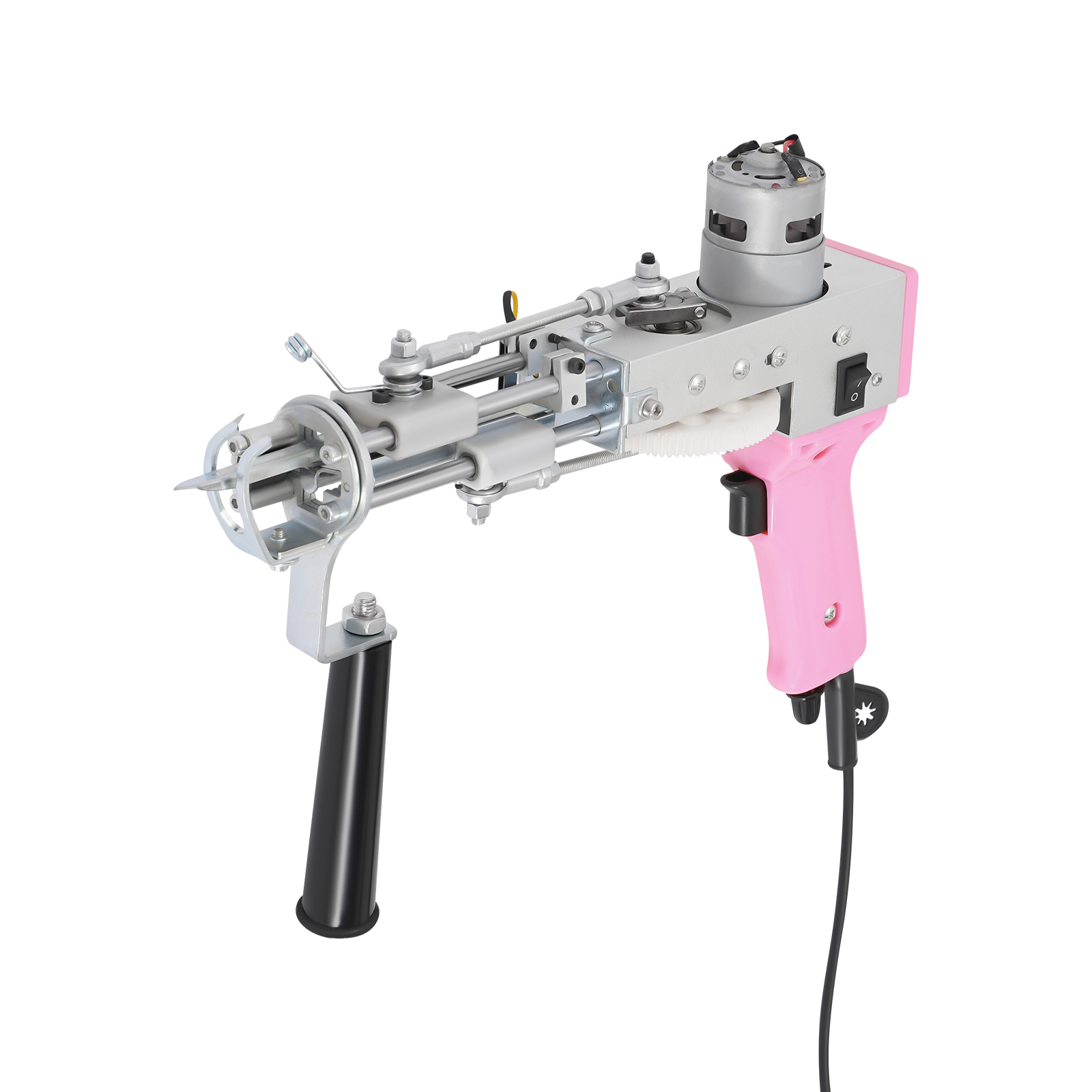 2 in 1 carpet weaving gun, tufting gun, carpet loom - pink