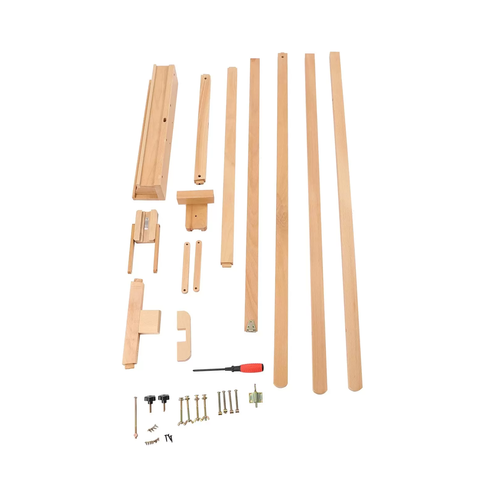 Staffelei aus Holz, groß Atelierstaffelei Staffelei, Standstaffelei, Holzstaffelei Buchenholz Malstaffelei