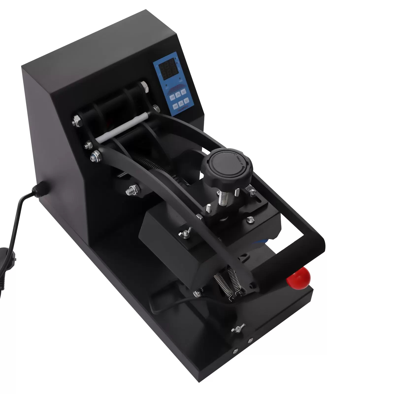 Kappenpresse Wärmepresse MaschineTransferpresse mit Digital LED Temperatur- und Zeitregler Kappe Schwarz Kappenpresse Wärmepresse MaschineTransferpresse mit Digital LED Temperatur- und Zeitregler Kappe Schwarz