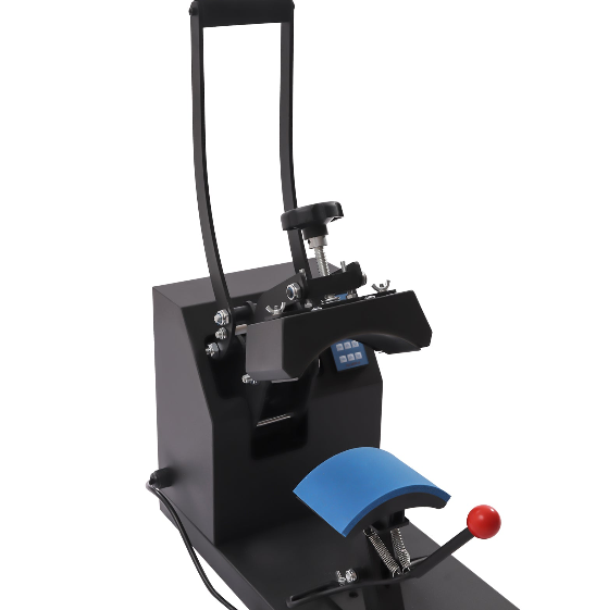 Kappenpresse Wärmepresse MaschineTransferpresse mit Digital LED Temperatur- und Zeitregler Kappe  Schwarz