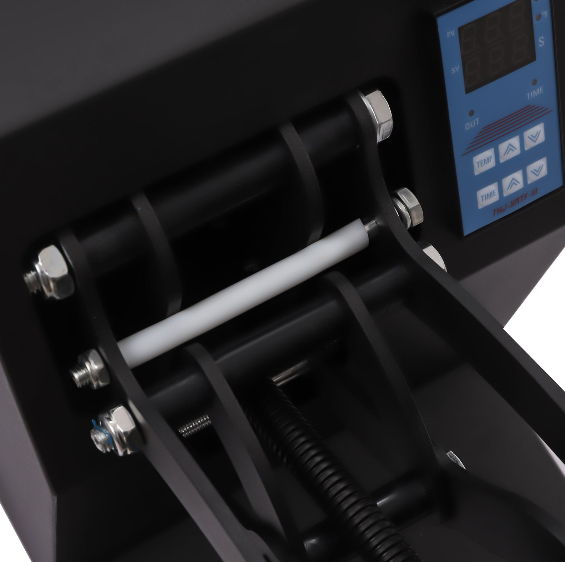Kappenpresse Wärmepresse MaschineTransferpresse mit Digital LED Temperatur- und Zeitregler Kappe  Schwarz