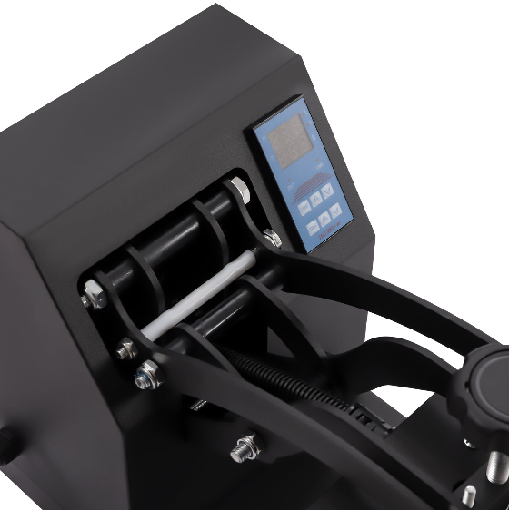 Kappenpresse Wärmepresse MaschineTransferpresse mit Digital LED Temperatur- und Zeitregler Kappe  Schwarz