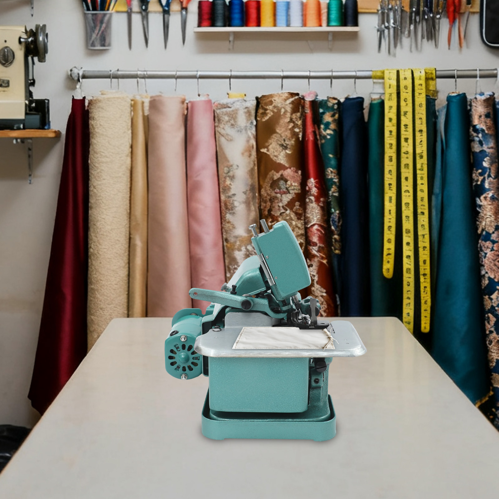 9.84*8.27*10.63in Overlock Machine, Overedging Sewing Machine, 150W ...