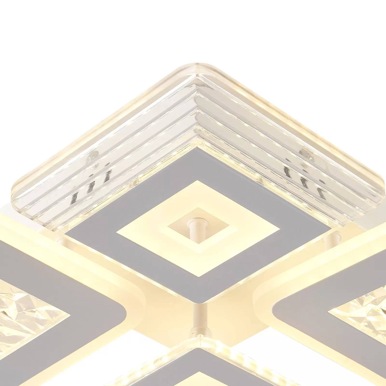 Deckenleuchte LED Acryl Lampe Schlafzimmer Wohnzimmer Dimmable Kronleuchter NEU