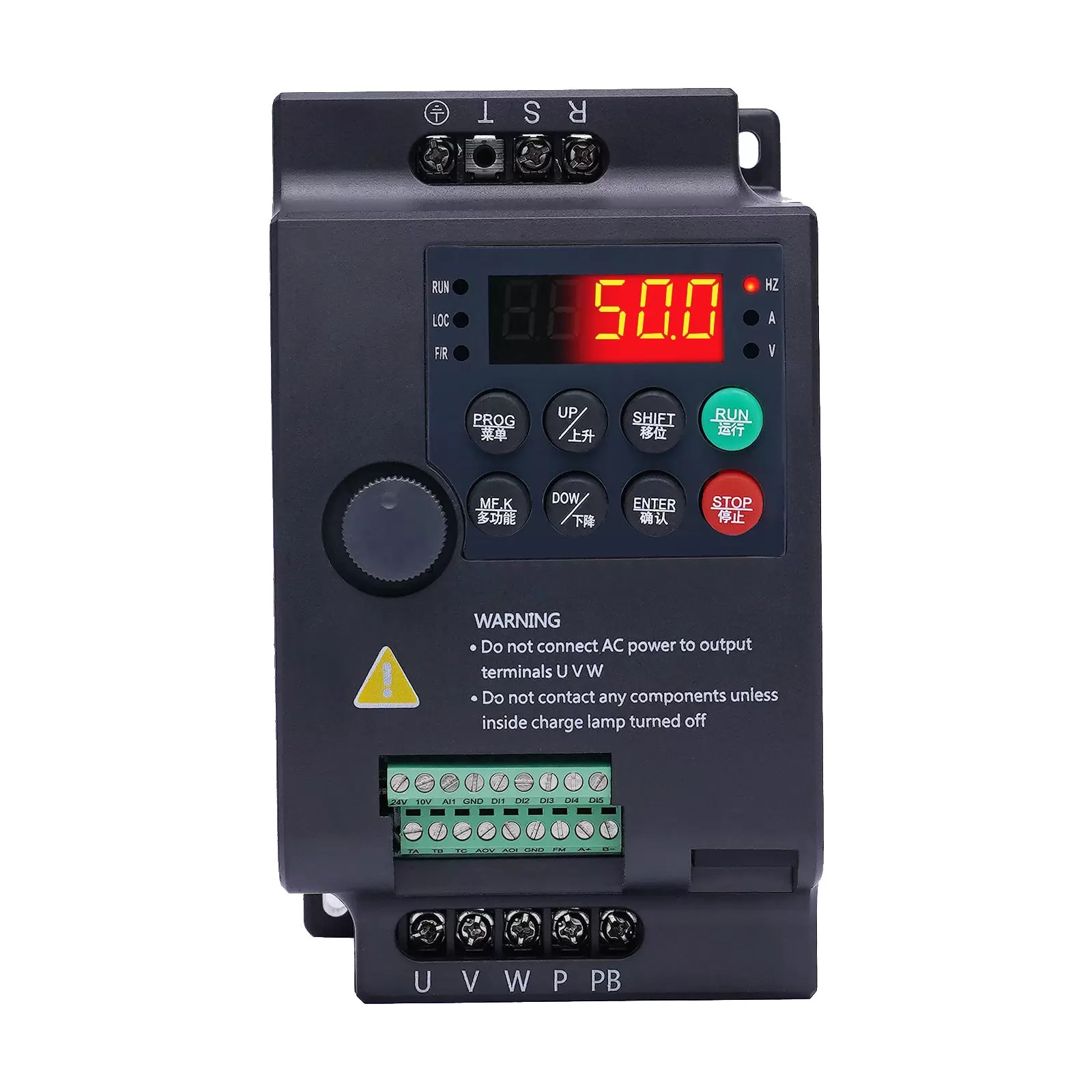 220V- AC Einphasen-Frequenzumrichter Geregelte Wechselrichter für Spindelmotor-Geschwindigkeitssteuerung-Einphasiger Eingang 220V- AC Einphasen-Frequenzumrichter Geregelte Wechselrichter für Spindelmotor-Geschwindigkeitssteuerung-Einphasiger Eingang