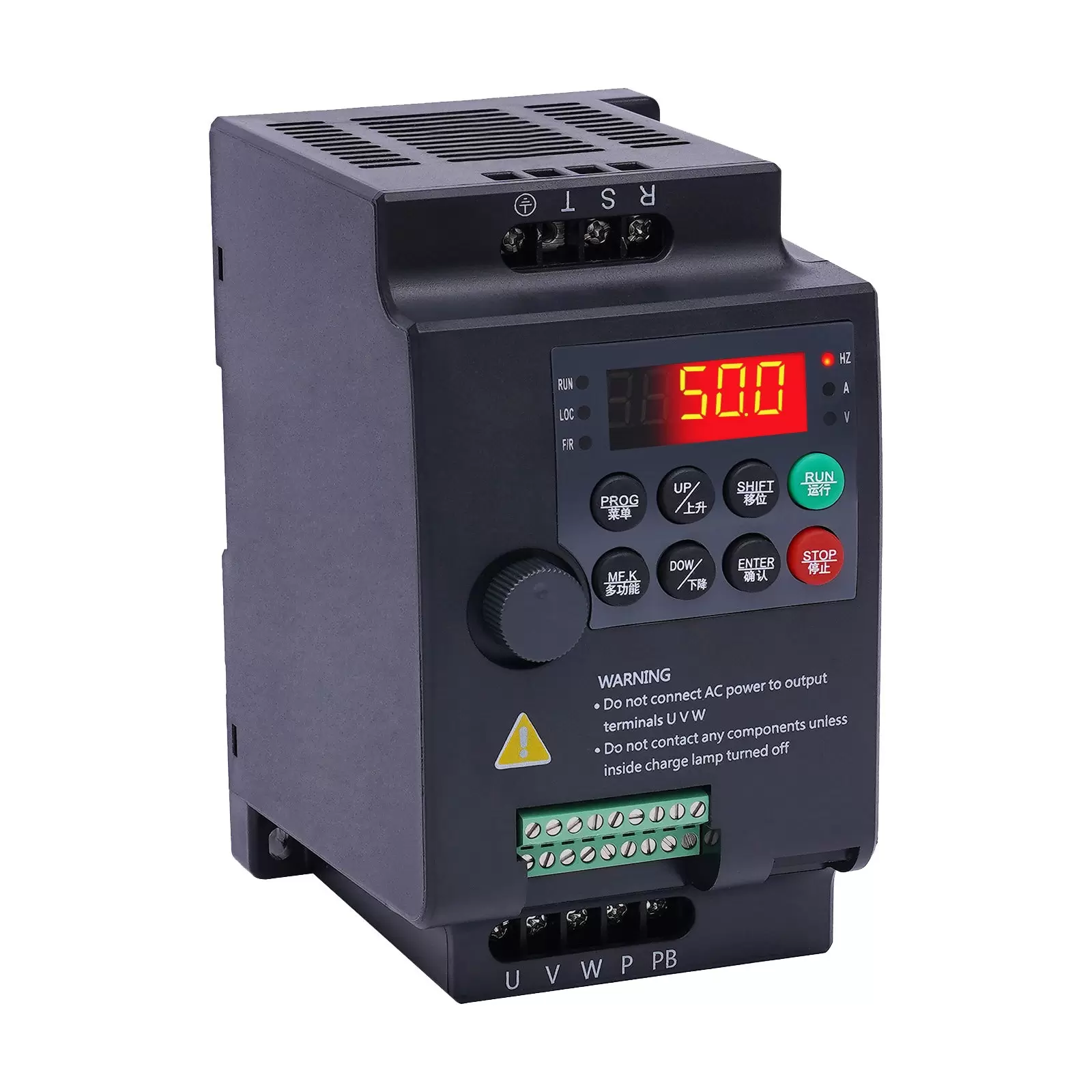 220V- AC Einphasen-Frequenzumrichter Geregelte Wechselrichter für Spindelmotor-Geschwindigkeitssteuerung-Einphasiger Eingang 220V- AC Einphasen-Frequenzumrichter Geregelte Wechselrichter für Spindelmotor-Geschwindigkeitssteuerung-Einphasiger Eingang